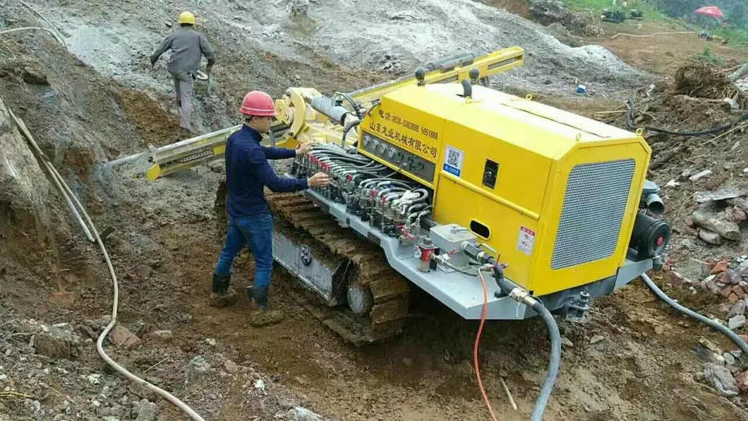 Hydraulic Rock Anchor Engineering Drilling Soil Nail Rig